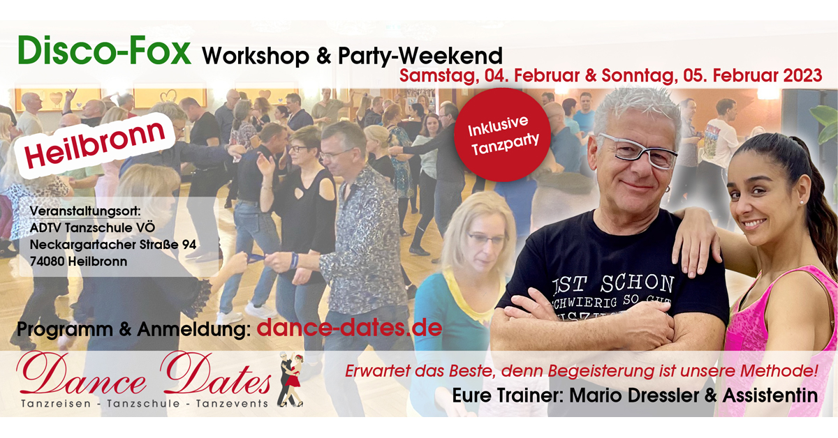 Disco-Fox Workshop- & Party-Weekend in Heilbronn
