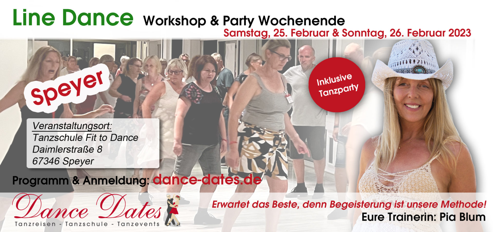 Line Dance Workshop & Party Wochenende in Speyer