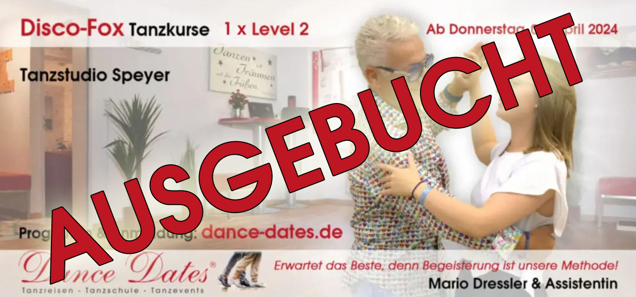 START: Disco-Fox-Tanzkurse in der Tanzschule Speyer
