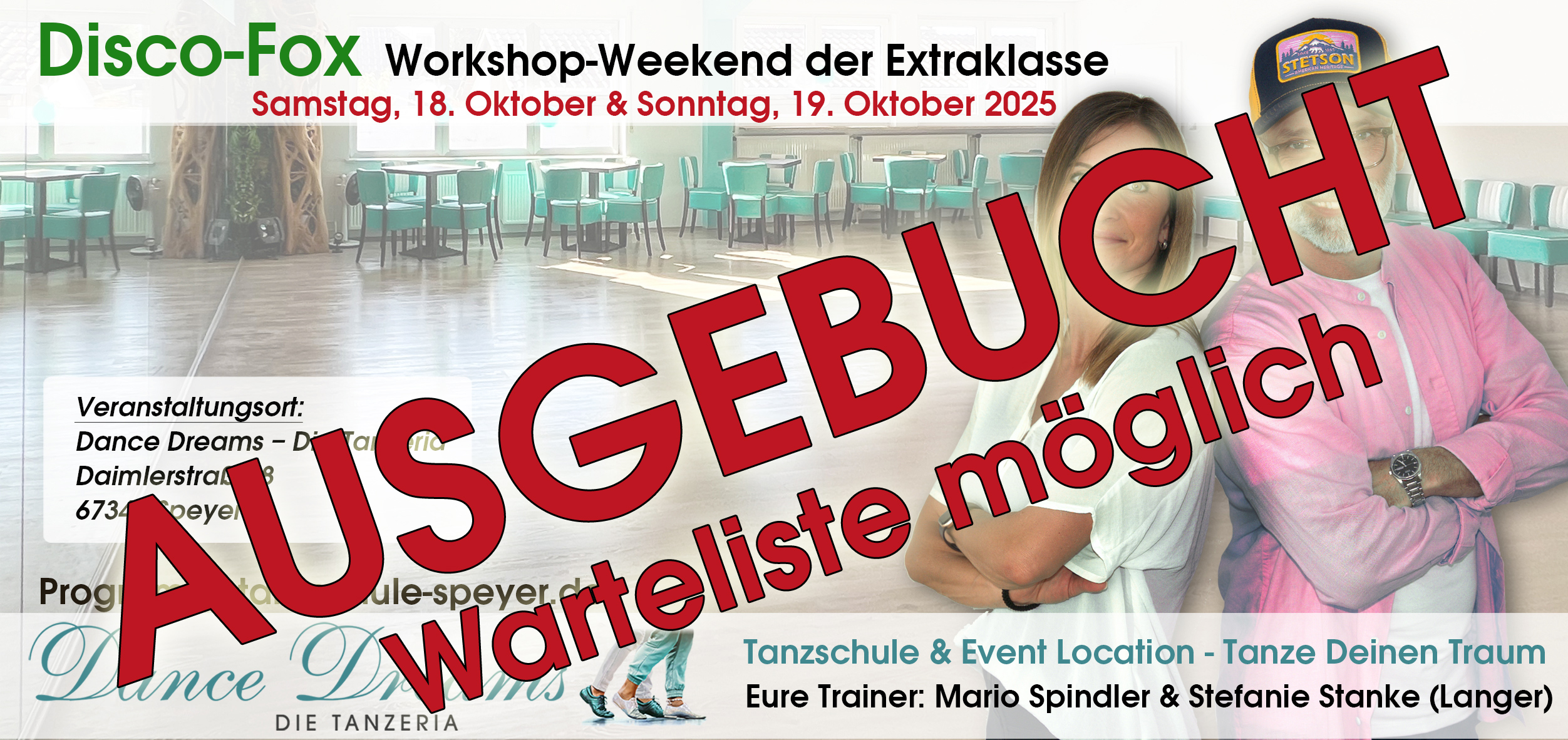 Das Special des Jahres: Disco-Fox-Workshop der Extraklasse