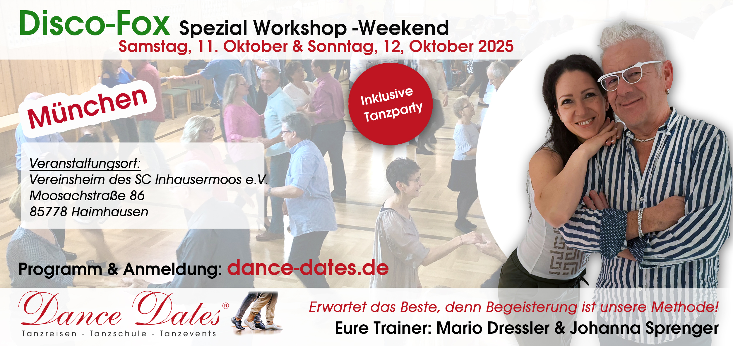 Disco-Fox Spezial Workshop Weekend in Haimhausen / Unterschleißheim bei München